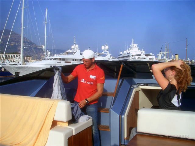CIMG8296.JPG - Gastgeber in Monte Carlo: Alexander Nist, manchem sicher noch als Alessandro bei TOMASO SAIL & SURF bekannt.