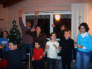 Silvester 2006 bei Chudobas...