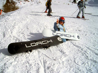 Testing Lorch's products on Monte Campione...