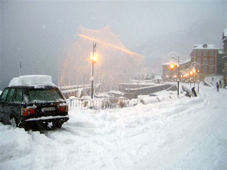 Etwas Schnee in Cannobio...