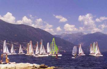 TOMCAT-Regatta auf dem Lago Maggiore